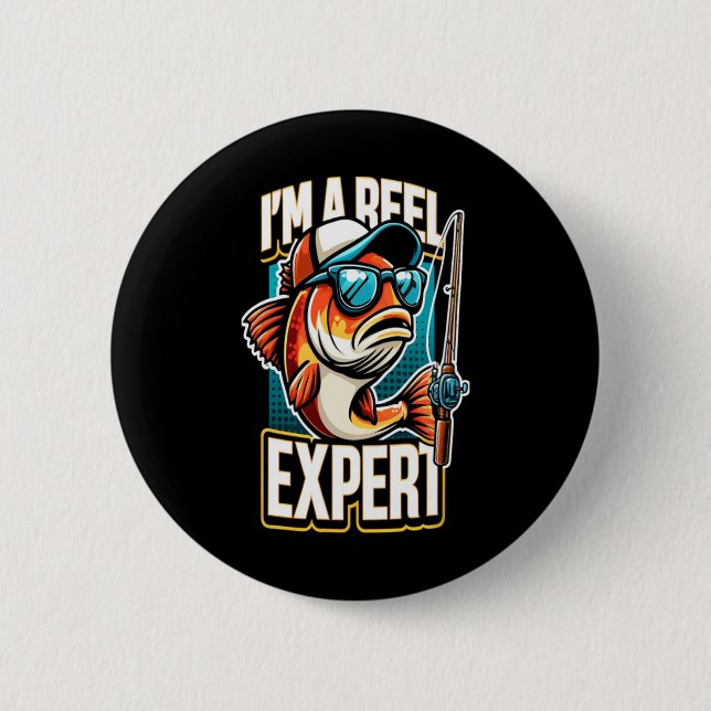 Ich bin ein echter Experte für Angeldesign Button (Vorderseite)