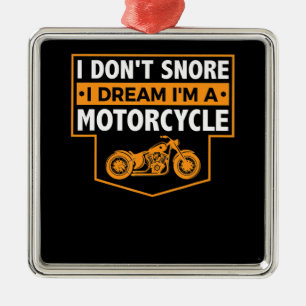 Ich bin ein echtes Motorrad-Geschenk für Motorrad Ornament Aus Metall