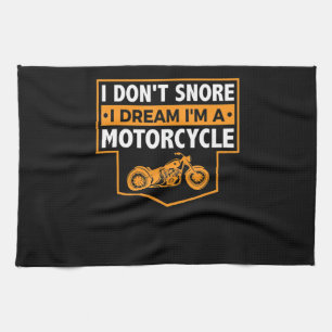 Ich bin ein echtes Motorrad-Geschenk für Motorradl Geschirrtuch