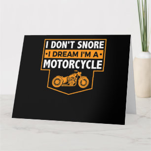 Ich bin ein echtes Motorrad-Geschenk für Motorradl Karte