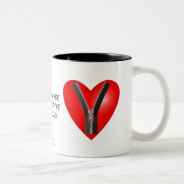 Ich bin ein ehrliches Mitglied des Zweifarbige Tasse