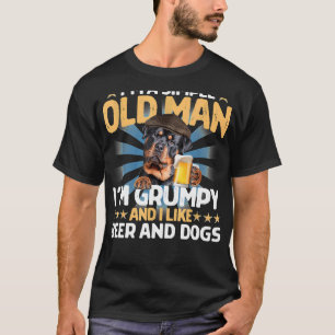 Ich bin ein einfacher alter Mann, den ich mürrisch T-Shirt