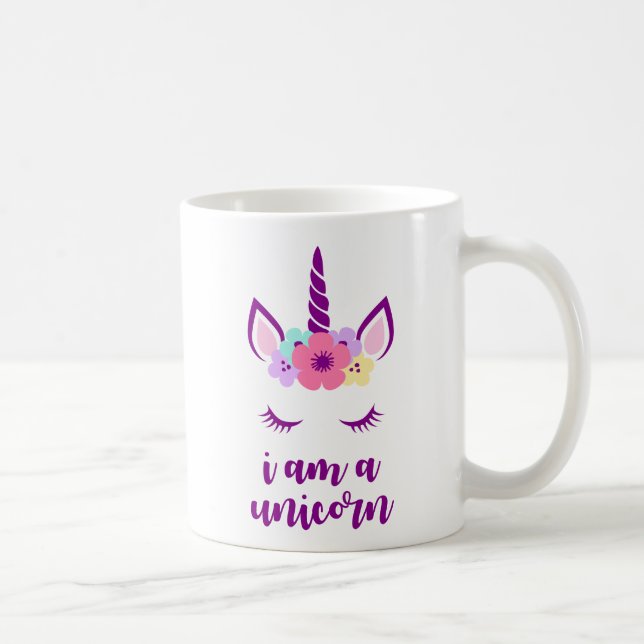 Ich bin ein Einhorn Kaffeetasse (Rechts)