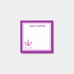 Ich bin ein Einhorn Post-it Klebezettel