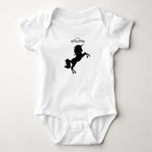 Ich bin ein Einhorn-Shirt Baby Strampler