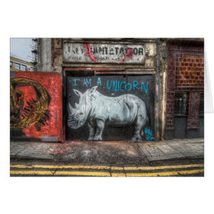 Ich bin ein Einhorn, Shoreditch Graffiti (London)