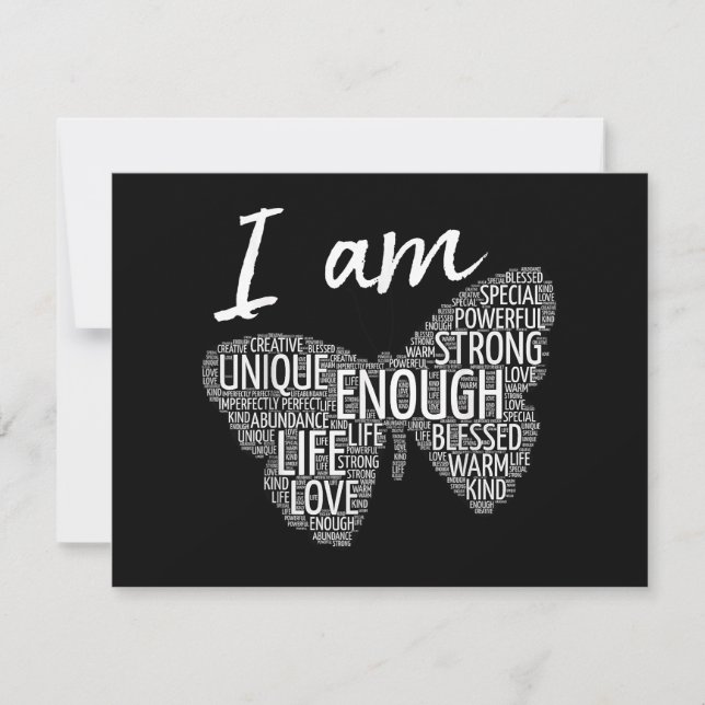 Ich bin ein einzigartiges und starkes Gesetz der A (Vorderseite)