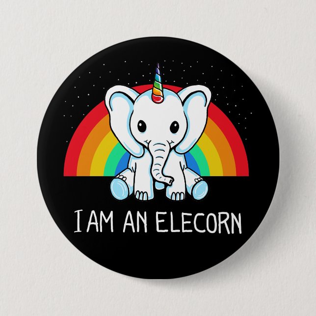 Ich bin ein Elektron Button (Vorderseite)