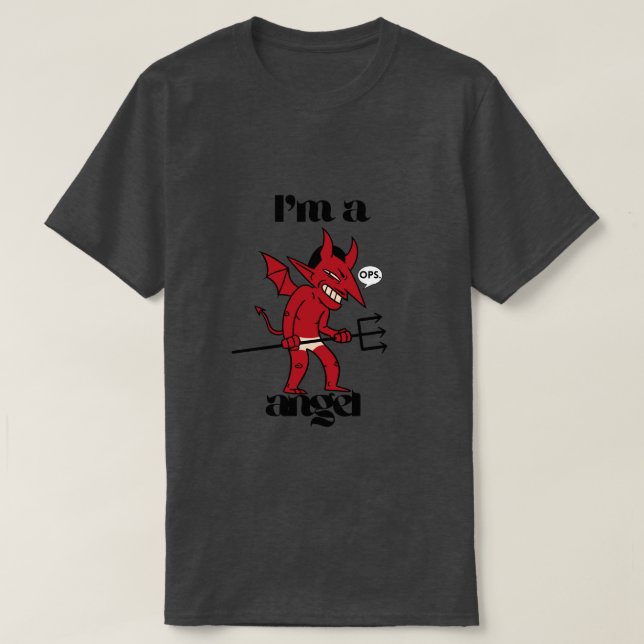 Ich bin ein Engel T-Shirt (Design vorne)