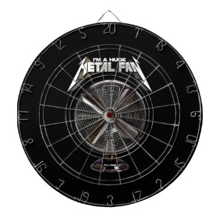 Ich bin ein enormer Metallfan - Sockel-Fan Dartscheibe