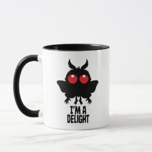 Ich bin ein entzückender Mothman Gruselig Süßer Kr Tasse