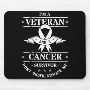 Ich bin ein erfahrener Krebsüberlebender, untersch Mousepad