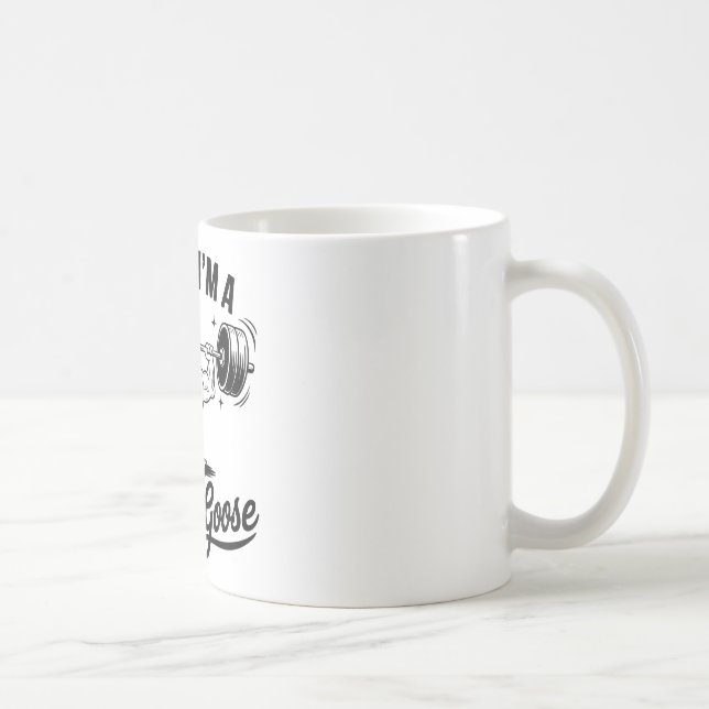 "Ich bin ein ernstes Gänse"-Tasse Kaffeetasse (Rechts)