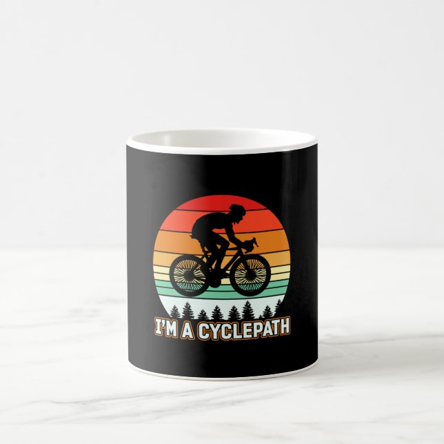 Ich bin ein Fahrradfahrer-Funny Kaffeetasse (Mittel)