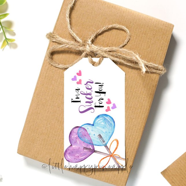 Ich bin ein Faulpelz für dich Valentine Card Geschenkanhänger (Von Creator hochgeladen)