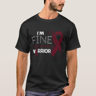Ich bin ein feines Thrombophilie-Krieger-Bewusstse T-Shirt