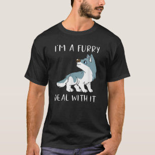 Ich bin ein Fellbündel, damit komme ich klar, süße T-Shirt
