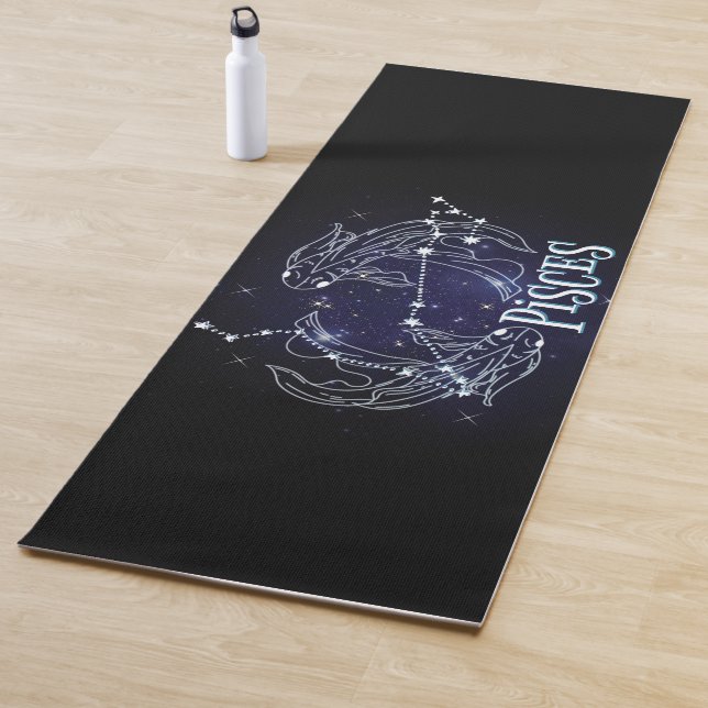 Ich bin ein Fisch-Mädchen. Trendy Pisces Zodiac Si Yogamatte (Beispiel)