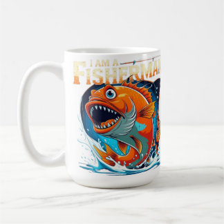 Ich bin ein Fischer - kühne und lustige Big Fish D Kaffeetasse