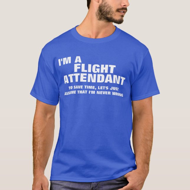 Ich bin ein Flug verbunden mit rette Zeit T-Shirt (Vorderseite)