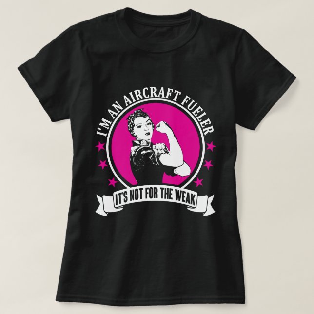 Ich bin ein Flugzeugtreiber T-Shirt (Design vorne)