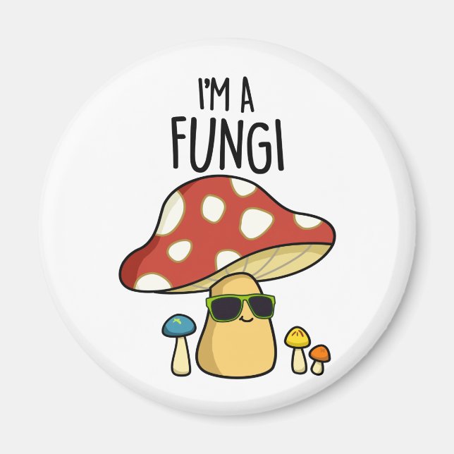 Ich bin ein Fungi-Pilzpuppen Magnet (Vorne)