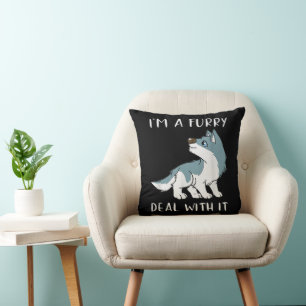 Ich bin ein Furry-Deal mit Niedlichen Furry-Fursui Kissen
