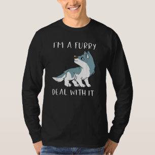 Ich bin ein Furry-Deal mit Niedlichen Furry-Fursui T-Shirt