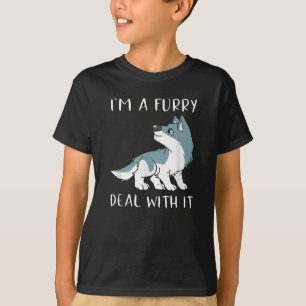 Ich bin ein Furry-Deal mit Niedlichen Furry-Fursui T-Shirt