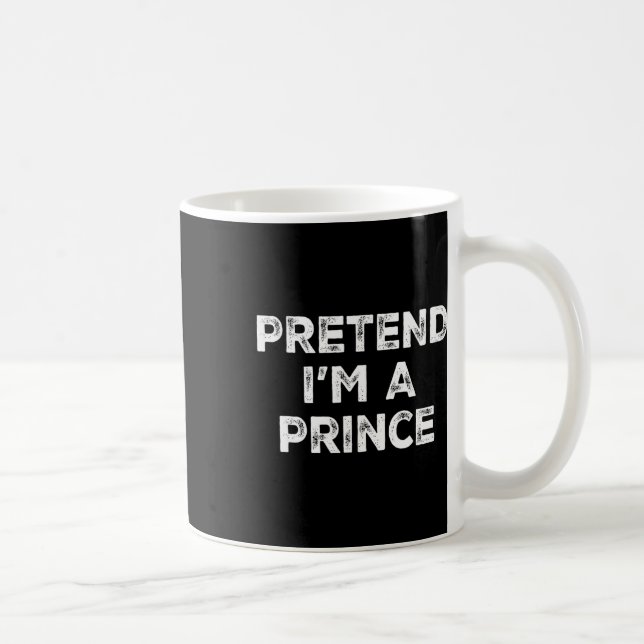 Ich bin ein fürstlich-lazy-Halloween-Kostüm Kaffeetasse (Rechts)