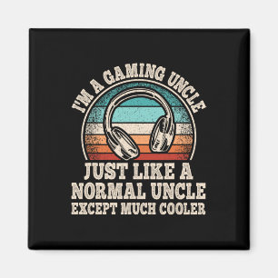 Ich bin ein Gaming Uncle Video Game Funny Gamer Co Magnet