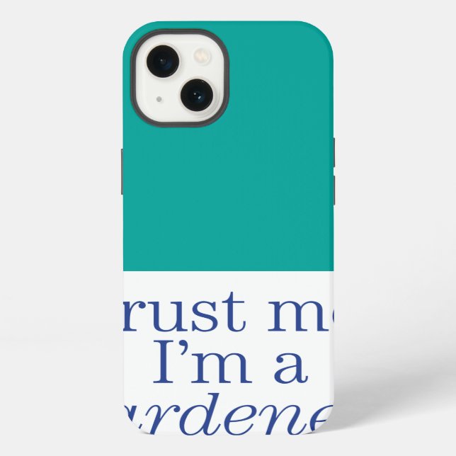 Ich bin ein Gärtner iPhone Hülle (Rückseite)