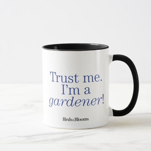 Ich bin ein Gärtner Tasse (Rechts)