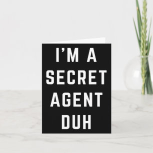 Ich bin ein geheimer Agent, der sich leicht Hallow Karte