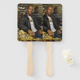 ICH BIN EIN GELDMAGNET HANDFÄCHER