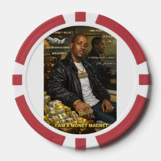 ICH BIN EIN GELDMAGNET POKER CHIPS