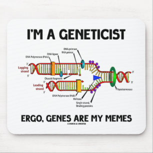 Ich bin ein Genetiker-ergo Gene bin mein Memes Mousepad