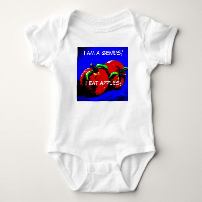 Ich bin ein Genie ... Baby Strampler (Vorderseite)