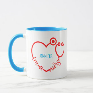 Ich bin ein Geschenk für das Herz der Krankenschwe Tasse