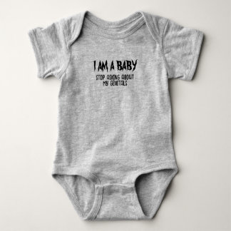ICH BIN EIN geschlechtsneutrales Outfit Baby Strampler