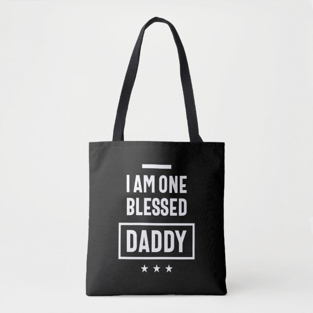 Ich bin ein gesegneter Daddy | Father Gift Tasche (Vorderseite)
