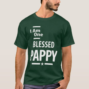 Ich bin ein gesegnetes Glück   Vater und Großvater T-Shirt