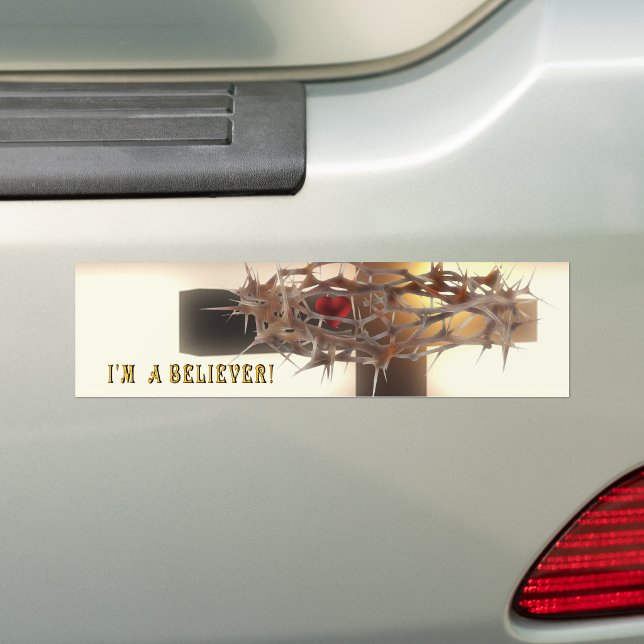 Ich bin ein Gläubiger! Autoaufkleber (Von Creator hochgeladen)