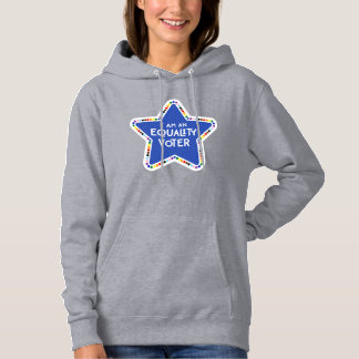 Ich bin ein gleichberechtigter Wähler! LGBTQ+ Rain Hoodie