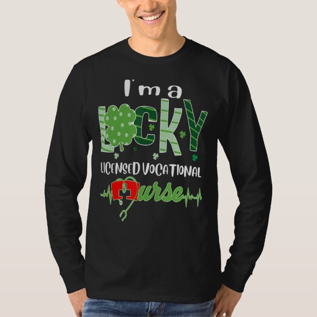 Ich bin ein glücklich lizensierter Berufsleben LV  T-Shirt (Vorderseite)