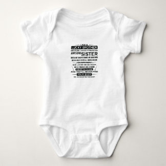 Ich bin ein glücklicher Bruder Geschenke für Brude Baby Strampler