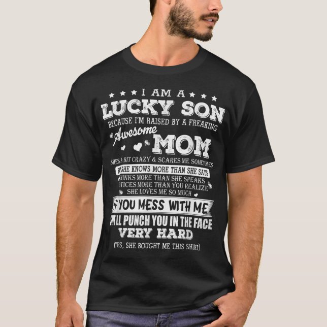 Ich bin ein glücklicher Sohn, den ich von einem Ph T-Shirt (Vorderseite)