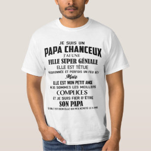 Ich bin ein glücklicher Vater. Ich habe eine toll T-Shirt