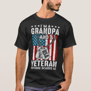 Ich bin ein GRANDPA und ein Veteran, der nichts in T-Shirt