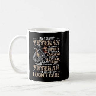 Ich bin ein grausamer Veteran Sarcasm American Pat Kaffeetasse